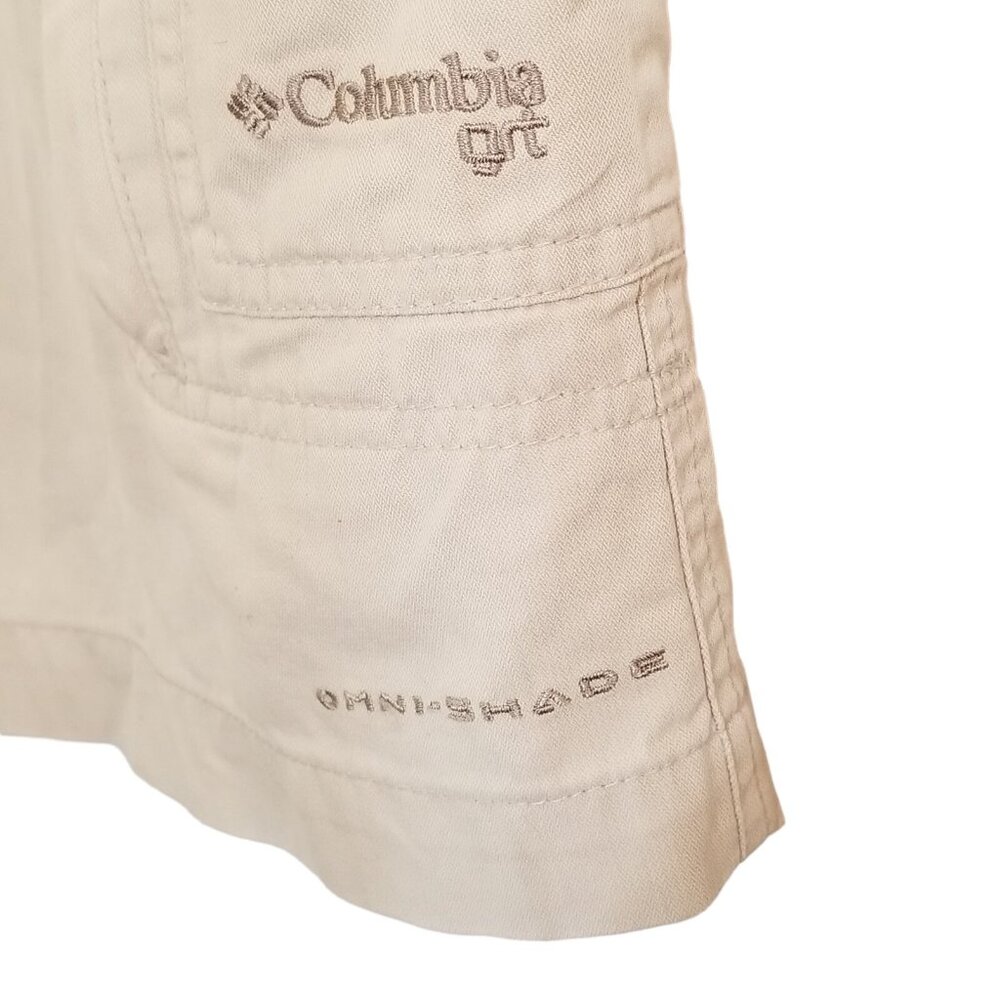 Columbia GRT Cargo Shorts Mens  Large Khaki Pockets Outdoors Hiking Fishing - Picture 6 of 11